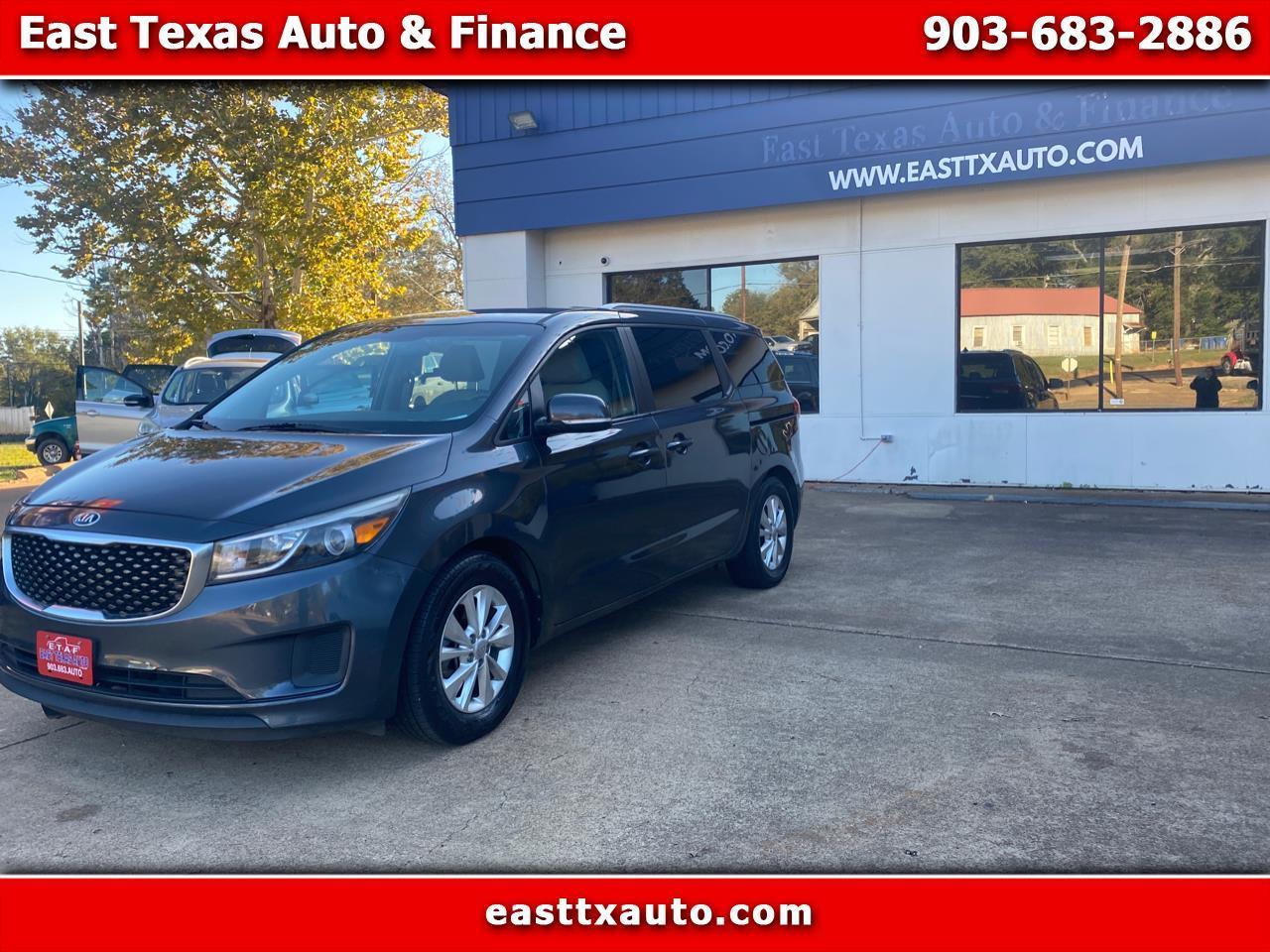 2016 Kia Sedona en venta en Rusk, TX